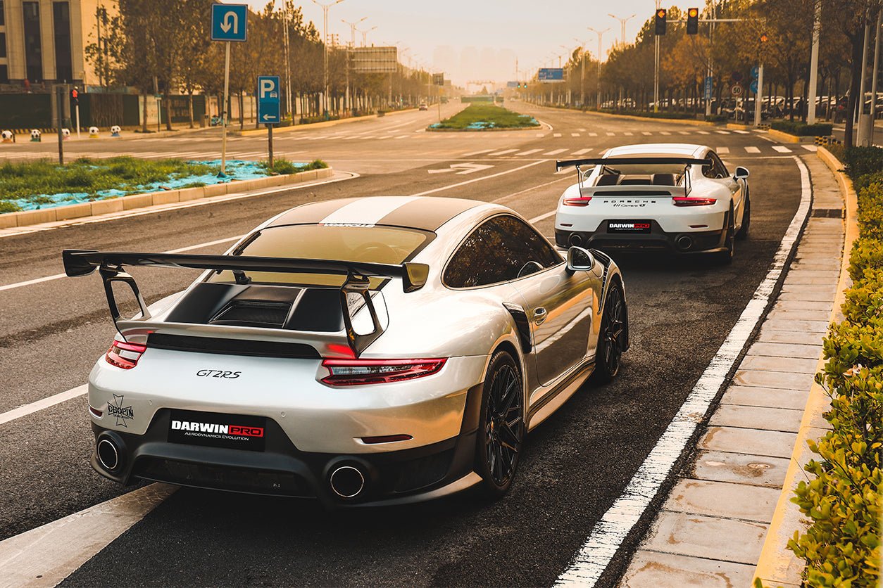 2016 - 2019 Porsche 911 991.2 Carrera & S & 4S GT2RS Style Carbon Fiber Trunk Spoiler Wing